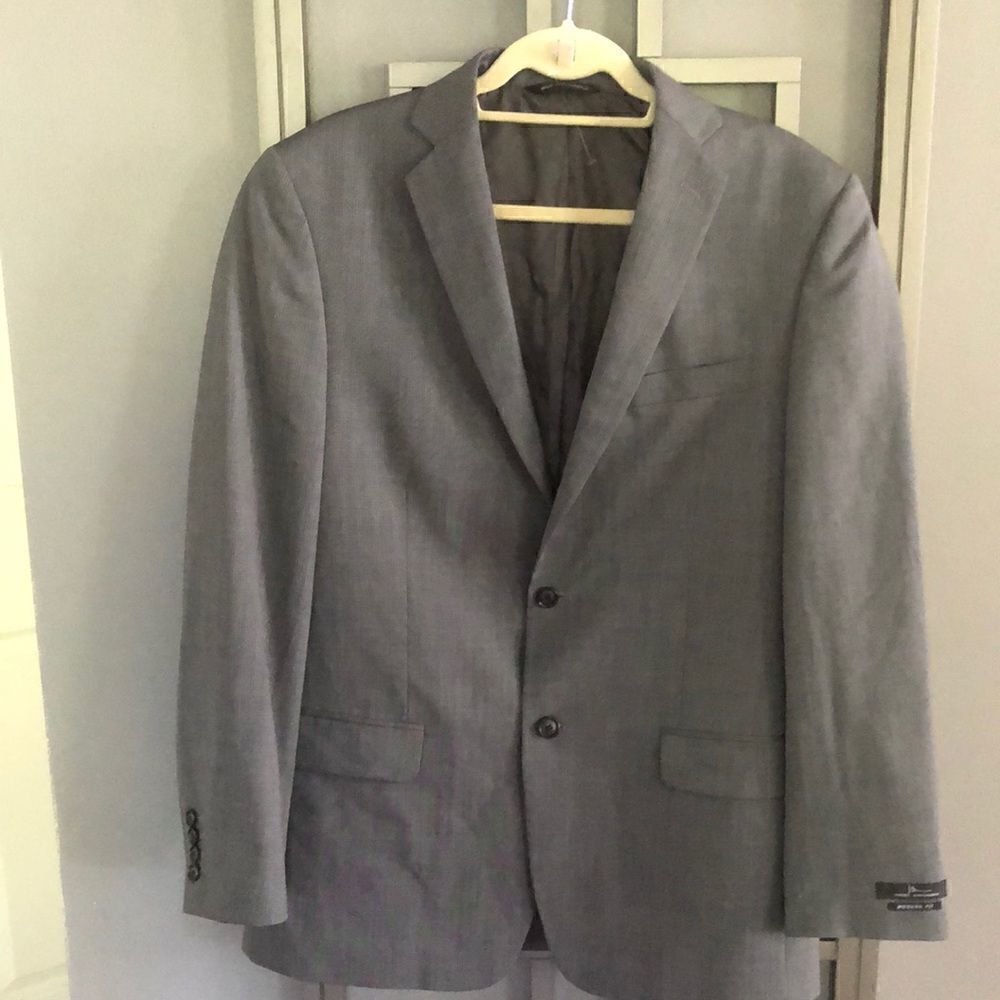NWT Marc Anthony Gray suit jacket dress jacket modern fit size 40 regular